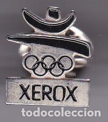 Pins de colecci&oacute;n: XEROX - PIN DEL LOGO DE LAS OLIMPIADAS DE BARCELONA 92 (OLYMPIC GAMES)