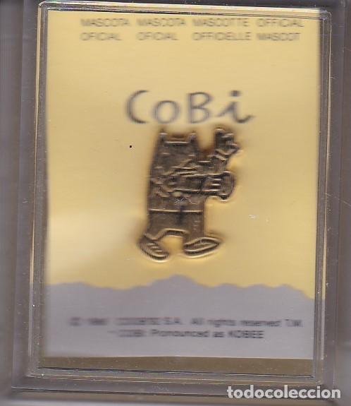 Pins de colecci&oacute;n: FOTOGRAFO - PIN DORADO DE COBI LAS OLIMPIADAS DE BARCELONA 92 EN SU ESTUCHE ORIGINAL (NUEVO)