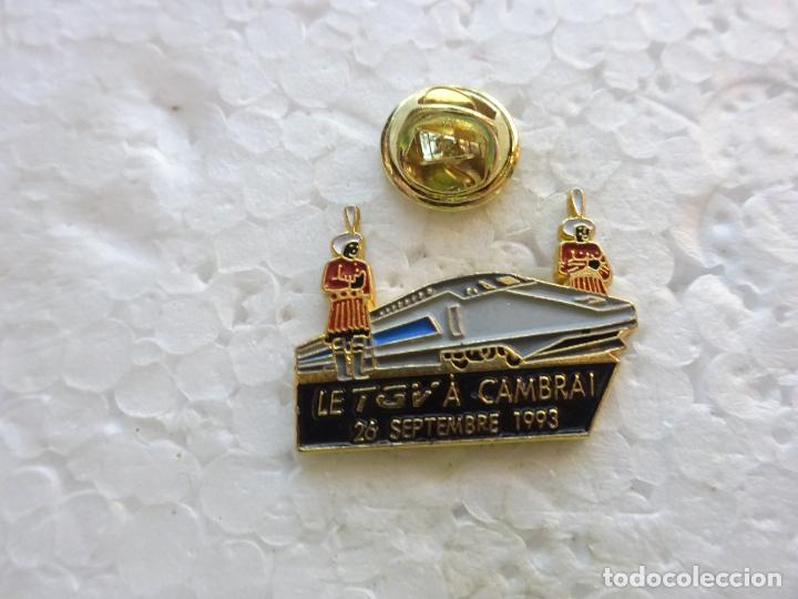Sammlung von Pins: PIN DE TRENES FERROCARRILES. FRANCIA. TGV A CAMBRAI 1993