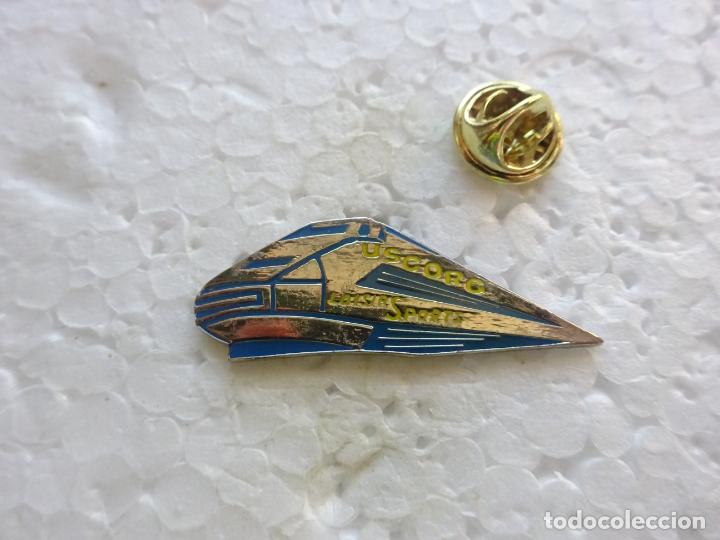 Pins e Spille di collezione: PIN DE TRENES FERROCARRILES. FRANCIA. USCORG LOISIR SPORT