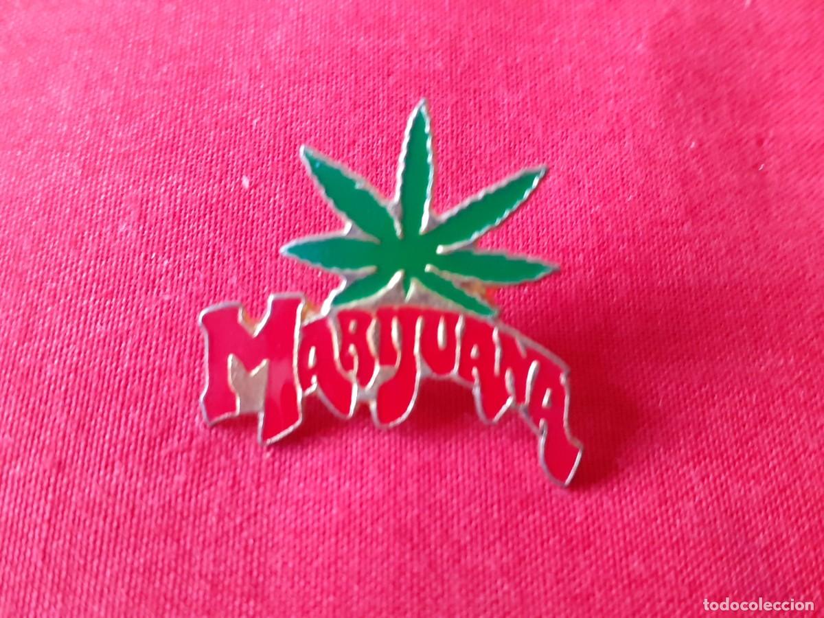 Pins de colecci&oacute;n: PIN DE PINCHO MARIJUANA - Foto 1