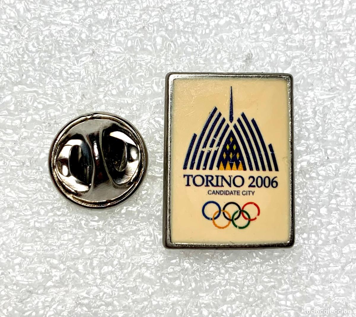 Pin's de collection: 2196.PIN INSIGNIA TORINO (ITALIA) CIUDAD CANDIDATA A LOS JUEGOS OL&Iacute;MPICOS DE INVIERNO DE 2006