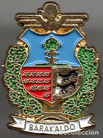 Pins de colecci&oacute;n: PINS ESCUDOS HERALDICOS MUNICIPIOS ESPA&Ntilde;A - BARAKALDO - BIZKAIA