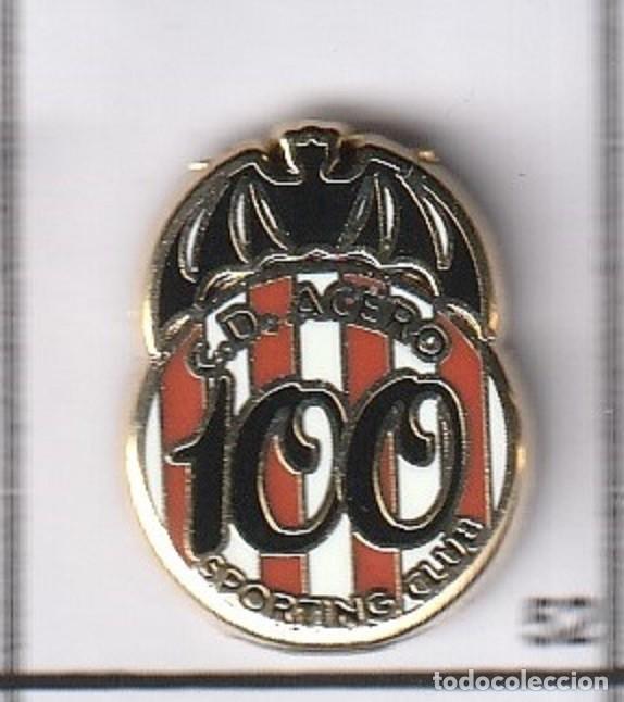 Pins de colecci&oacute;n: Pin de futbol CD Acero Centenario de Sagunto Valencia