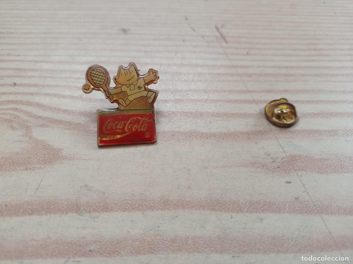 Pins de colecci&oacute;n: Pin Cobi Tenis Barcelona 92 Coca Cola - Lote 2