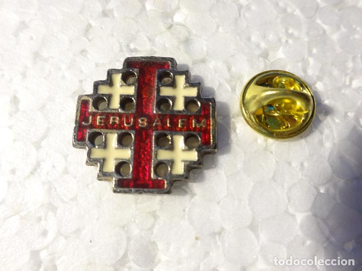 Pin's de collection: PIN DE TURISMO. CRUZ DE JERUSALEN, ISRAEL