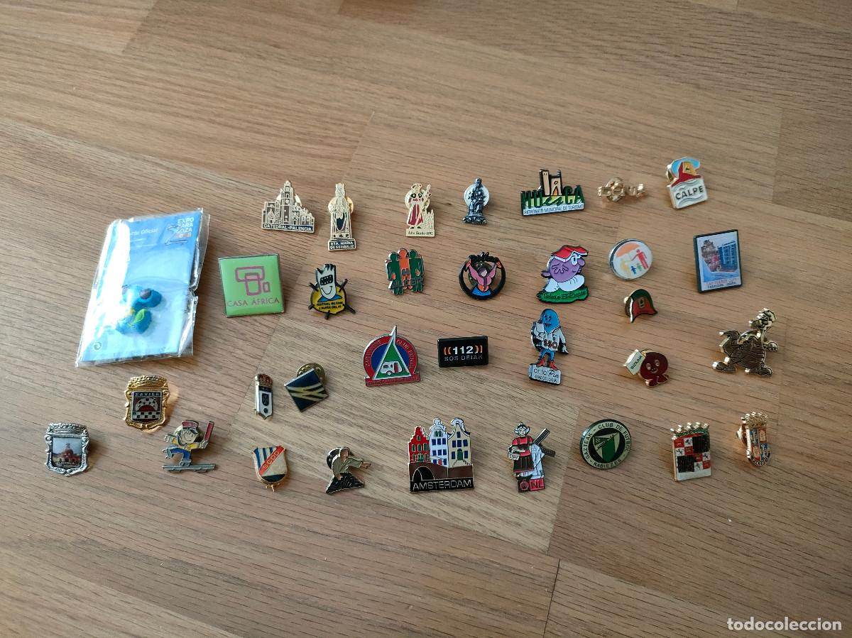 Pins de colecci&oacute;n: LOTE 33 PINS PINES VARIADOS - Foto 2