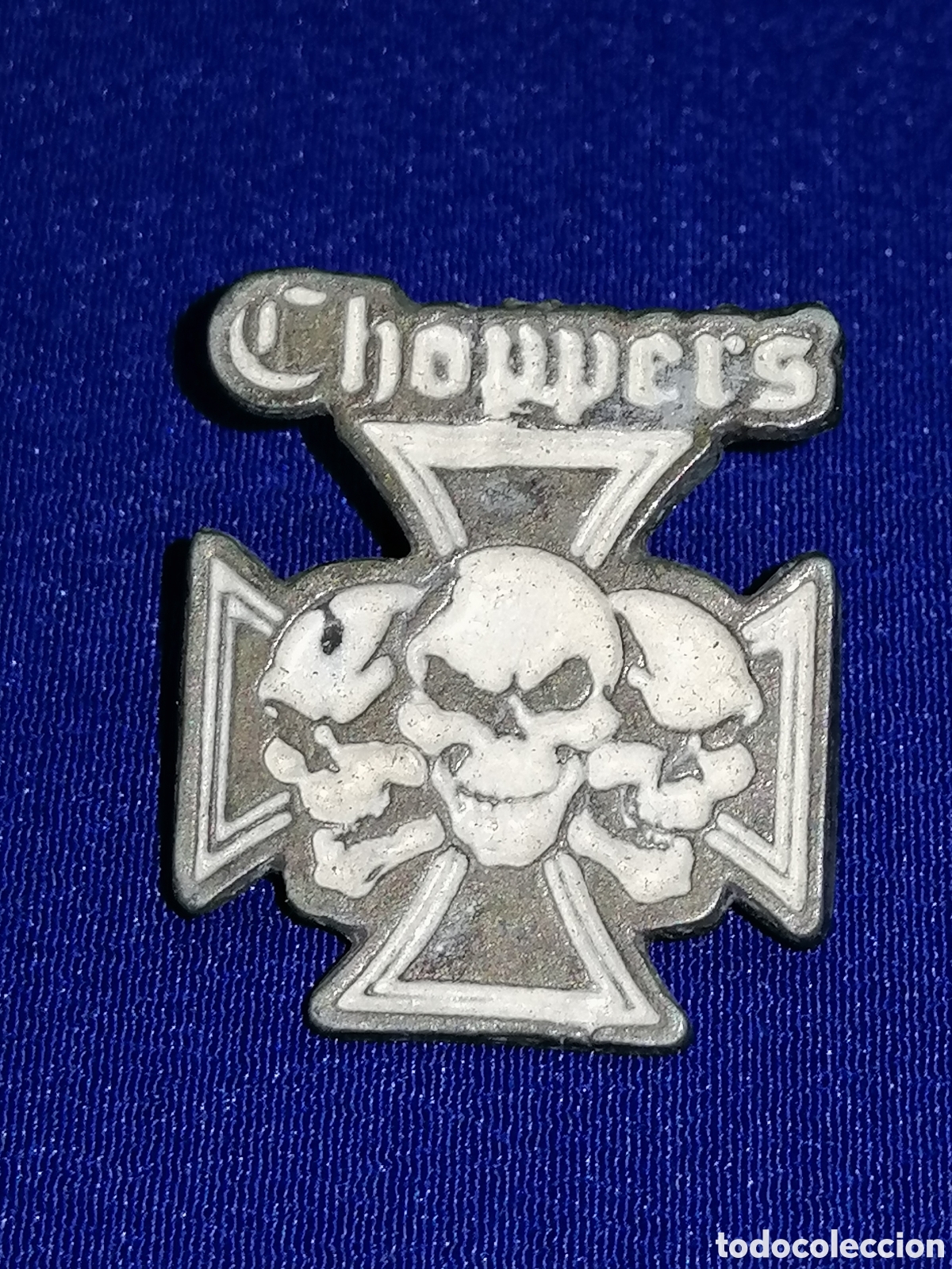 Pins de colecci&oacute;n: CHOPPERS CALAVERA PIN - Foto 1