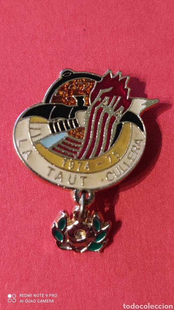 Pins de colecci&oacute;n: Pin Falla La Taut. Cullera. 1974-75. - Foto 1