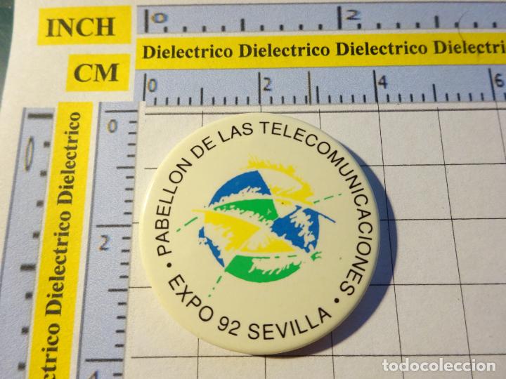 Pins e Spille di collezione: INSIGNIA BROCHE DE TURISMO. EXPO 92 1992 SEVILLA PABELL&Oacute;N DE LAS TELECOMUNICACIONES. NO PIN