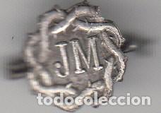 Pins de colecci&oacute;n: INSIGNIA CON AGUJA ANTIGUA - NO PIN - PIN RELIGIOSO JM CON CORONA DE ESPINAS