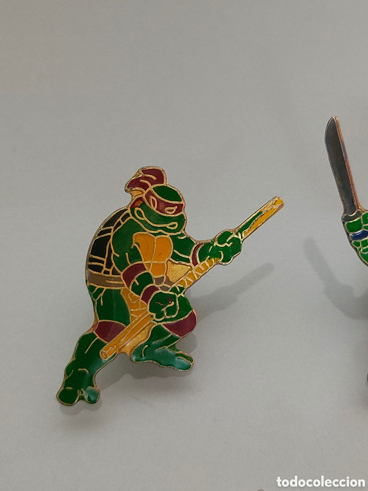 Pins de colecci&oacute;n: 4x PINS LAS TORTUGAS NINJAS COMPLETA - Foto 3