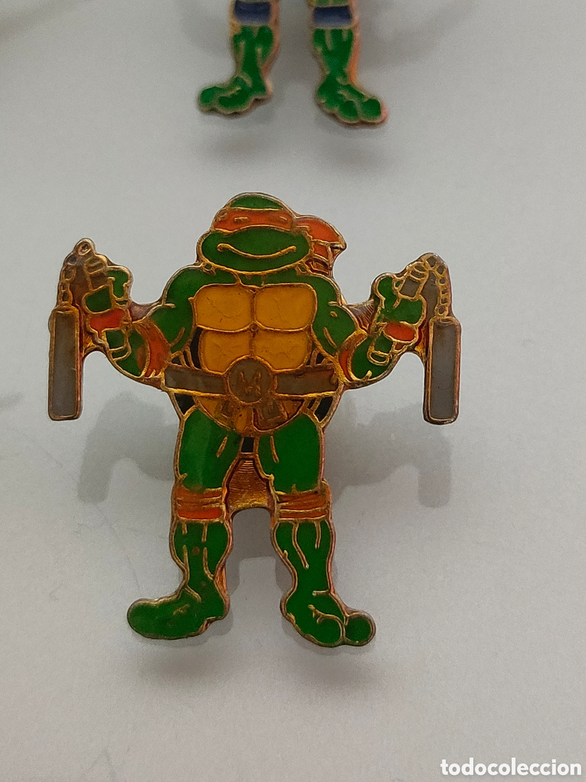 Pins de colecci&oacute;n: 4x PINS LAS TORTUGAS NINJAS COMPLETA - Foto 5