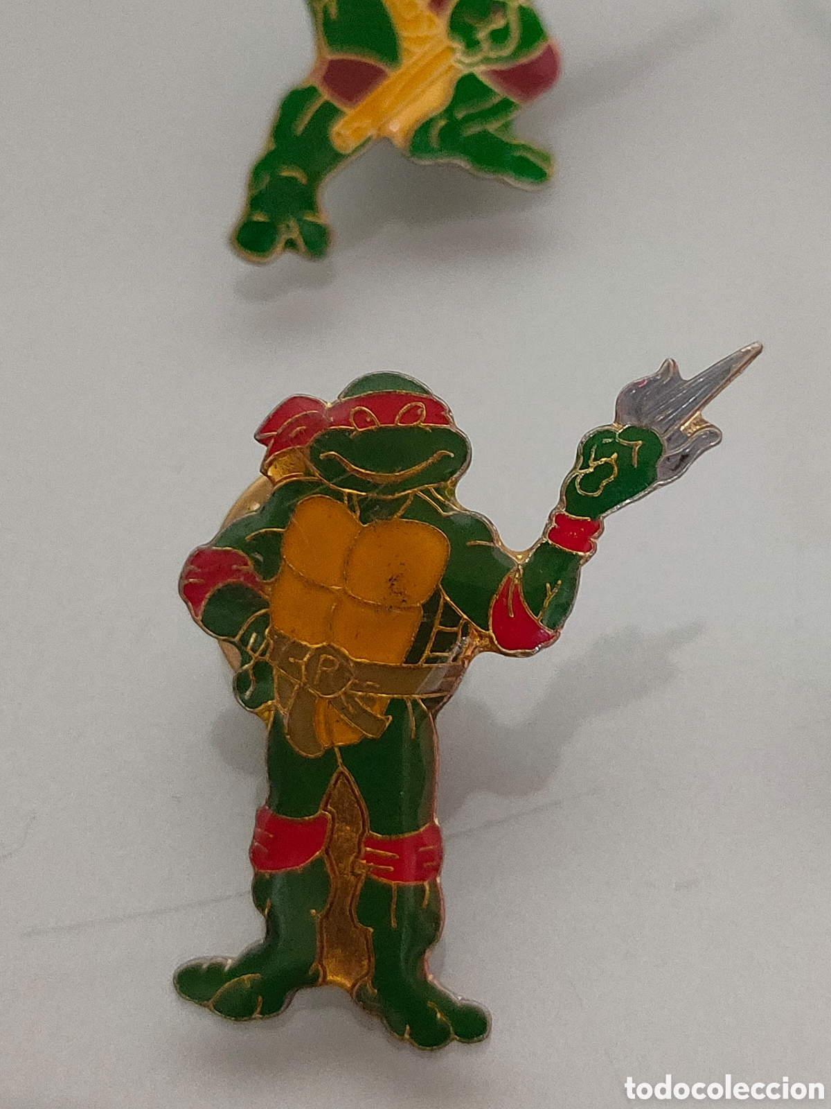 Pins de colecci&oacute;n: 4x PINS LAS TORTUGAS NINJAS COMPLETA - Foto 2