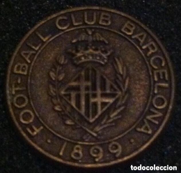 Pins de colecci&oacute;n: ANTIGUO PIN PRIMER ESCUDO FUTBOL CLUB BARCELONA -1899-