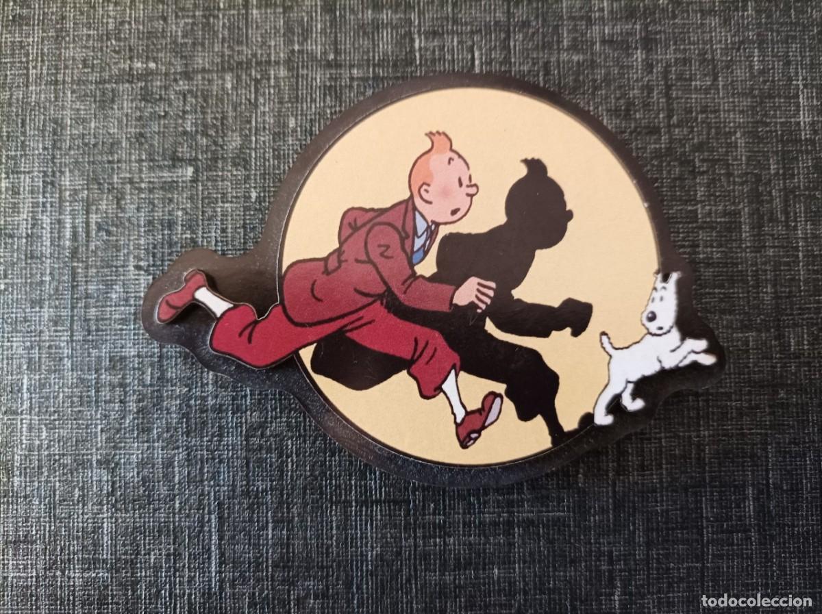 Pins de cole&ccedil;&atilde;o: IMAN EN RELIEVE TINTIN TINTIN Y MILU 7 x 6,8 CM NUEVO