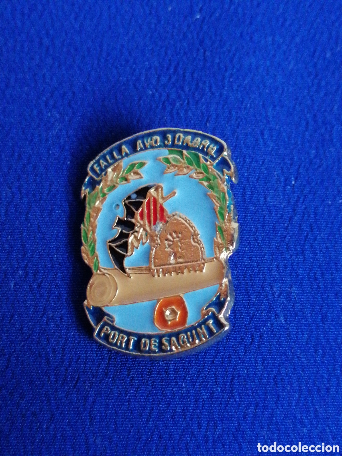 Pins e Spille di collezione: FALLA AVENIDA 3 DE ABRIL PUERTO DE SAGUNTO INSIGNIA DE ALFILER