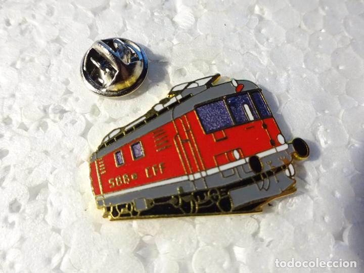 Pins de colecci&oacute;n: PIN DE TRENES FERROCARRILES. SUIZA. LOCOMOTORA SBB CFF
