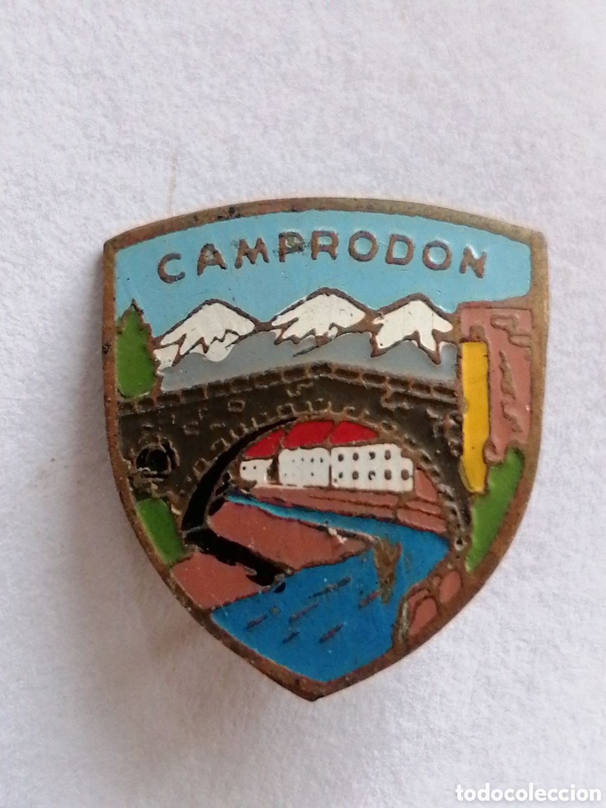 Sammlung von Pins: Pin tipo insignia antiguo, tipo imperdible Camprod&oacute;n