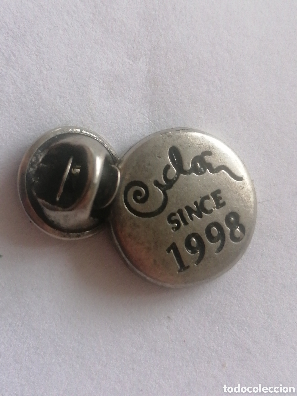 Pins de cole&ccedil;&atilde;o: Pin publicitario marca joyas Cicl&oacute;n 1998