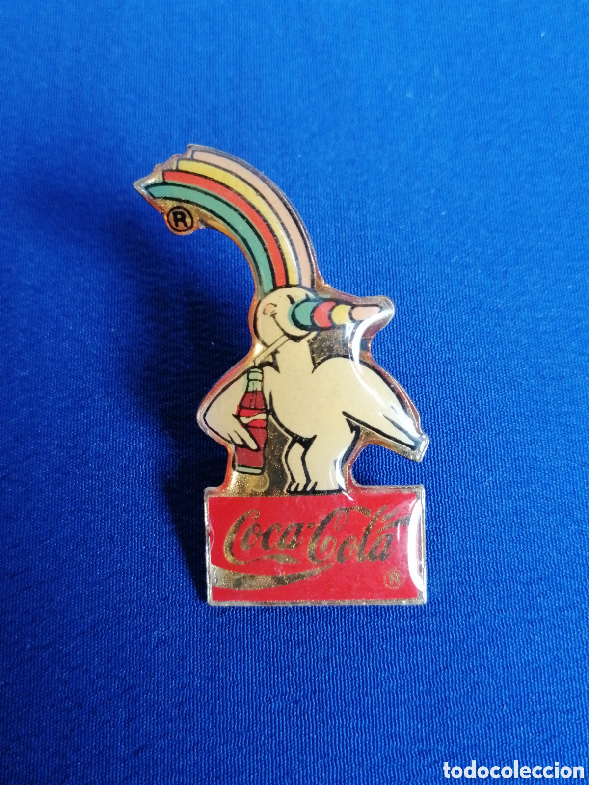 Pins de colecci&oacute;n: COCA-COLA CURRO EXPOSEVILLA PIN - Foto 1