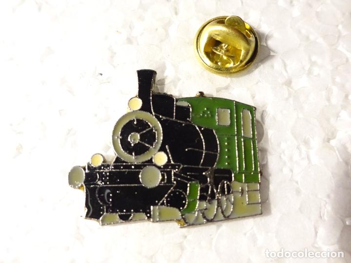 Pins de colecci&oacute;n: PIN DE TRENES FERROCARRILES. SUIZA. LOCOMOTORA VAPOR MARCAJE WST BASEL