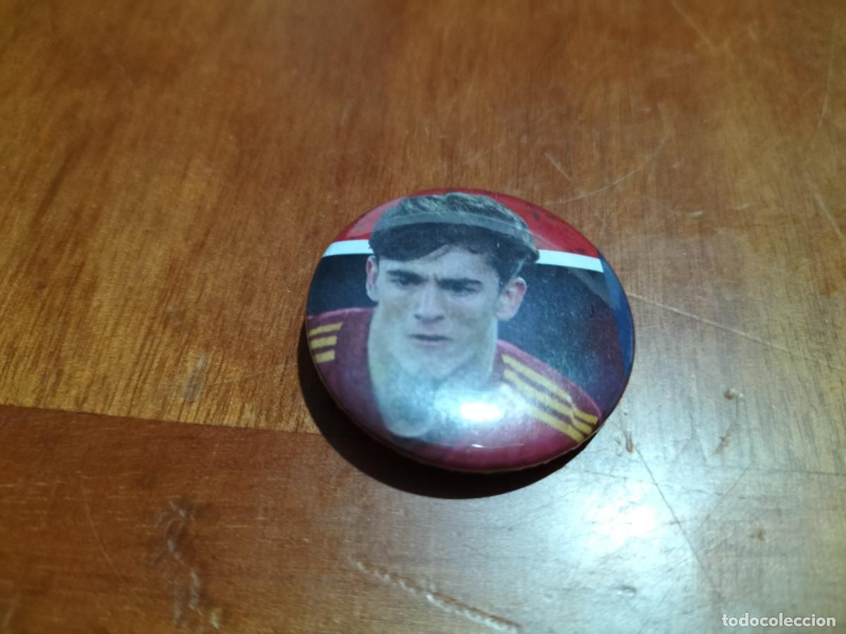 Sammlung von Pins: GABI. BARCELONA. JUGADOR FUTBOL CHAPA. PIN. 0,31 MM. DETR&Aacute;S MET&Aacute;LICA. SIN USO. DIFICIL