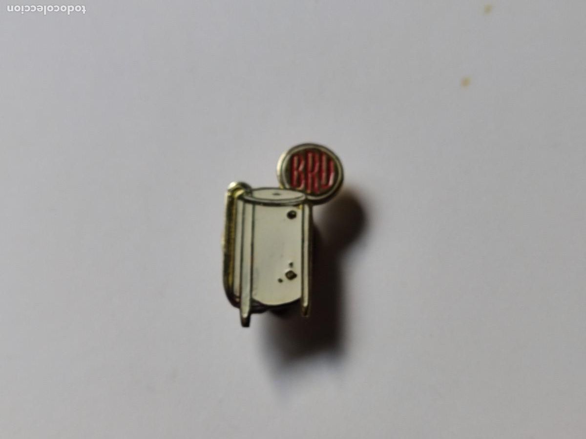 Pins de colecci&oacute;n: ANTIGUO PIN TIPO SOLAPA DE LAVADORAS BRU
