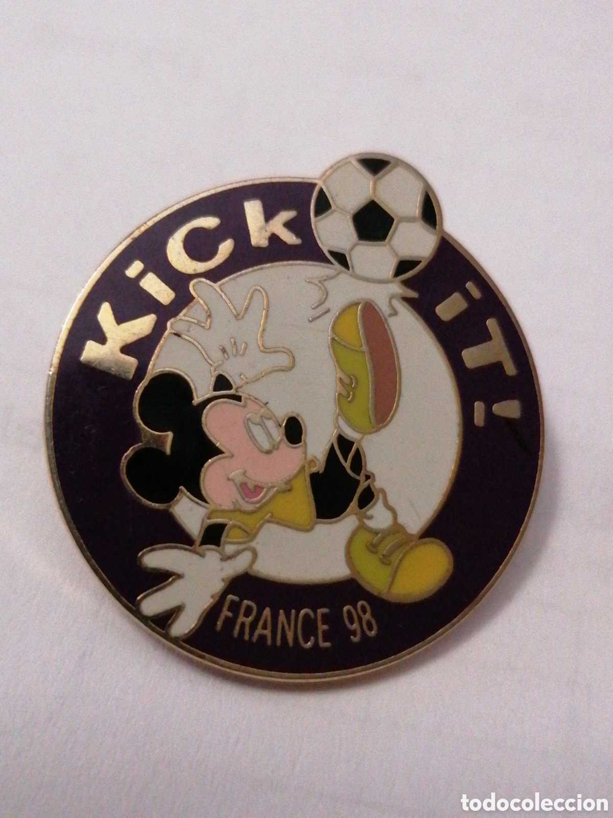 Sammlung von Pins: Pin Football F&uacute;tbol mundial France 1998 mickey Disney badge