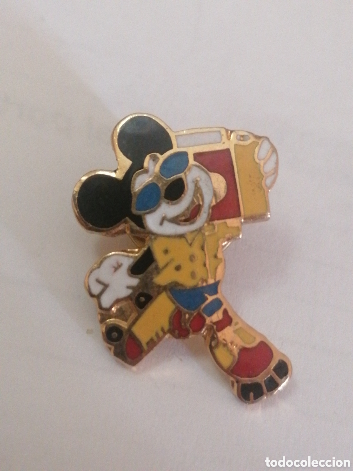 Sammlung von Pins: Pin Minnie mickey Disney badge esmaltado patinar