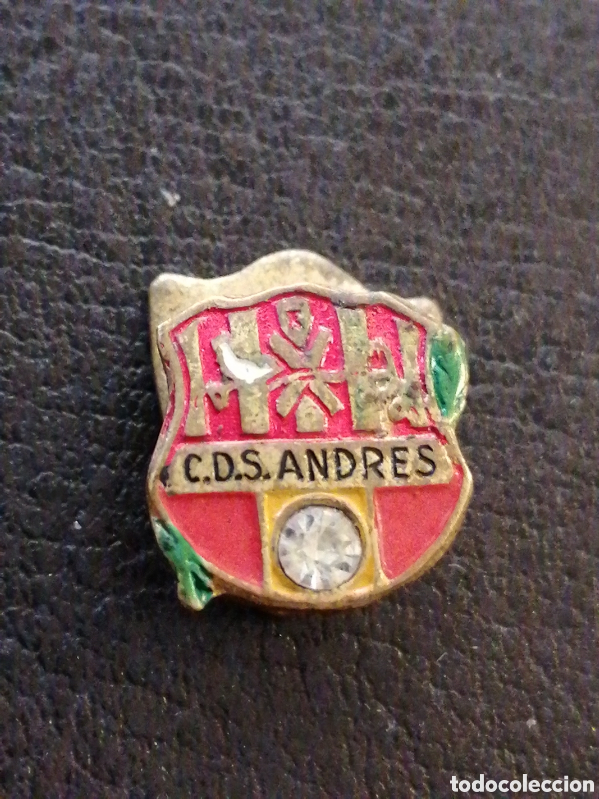 Sammlung von Pins: Pin ins&iacute;gnia solapa antigua del Club Deportivo San Andr&eacute;s San Andreu de f&uacute;tbol Barcelona