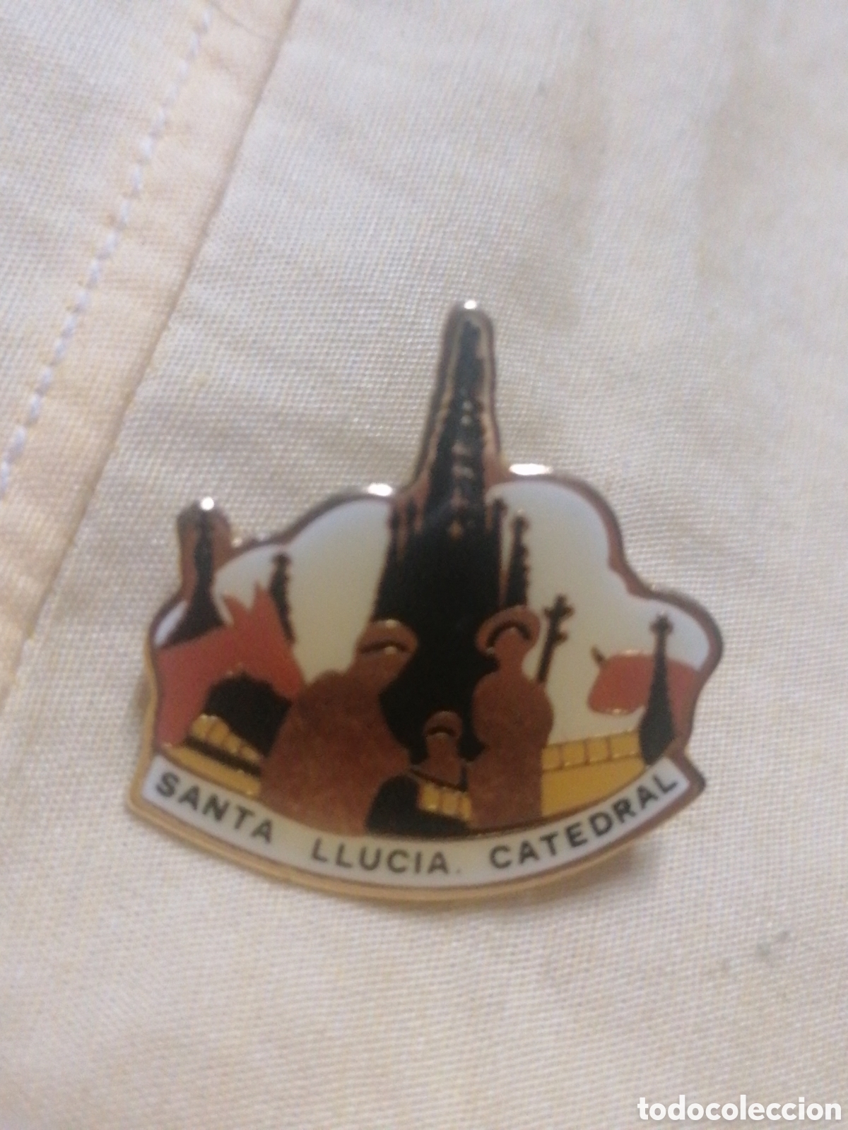 Pin's de collection: Pin Santa Ll&uacute;cia Catedral Barcelona