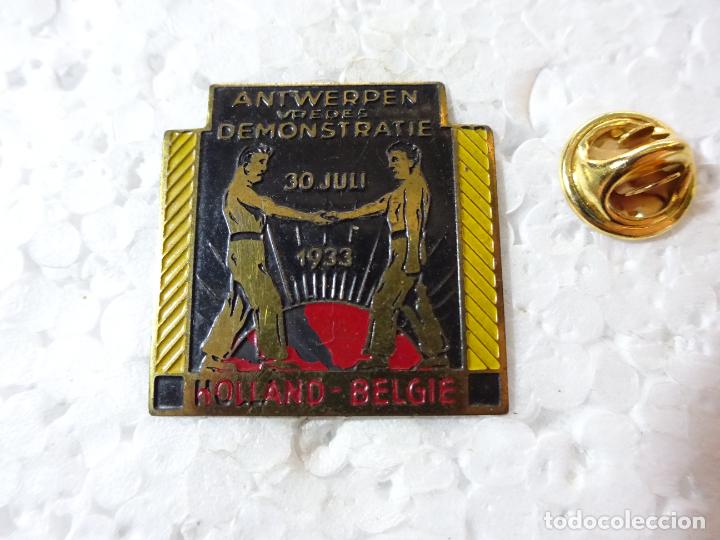 Pins de colecci&oacute;n: PIN INSIGNIA. EXPOSICI&Oacute;N EXPO 1933 AMBERES ANVERS ANTWERPEN. HOLANDA B&Eacute;LGICA