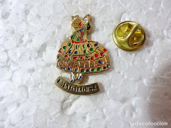 Pins de cole&ccedil;&atilde;o: PIN MUJER ANDALUZA ANDALUCIA L'ANDALOUSE