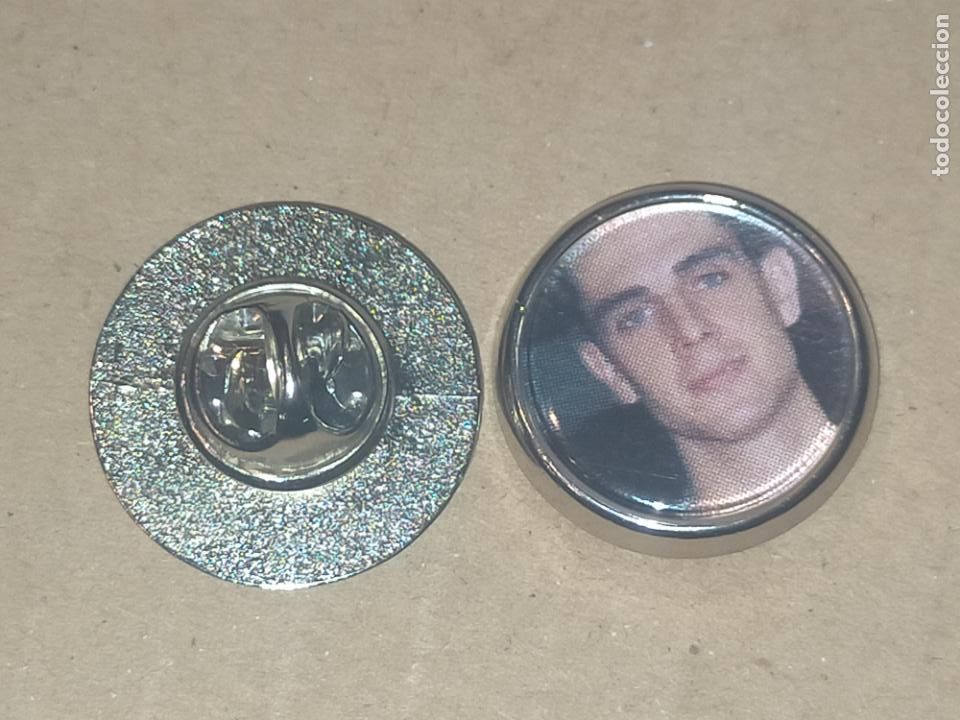 Collection pins: pin redondo metal - jugador Barcelona baloncesto Rodrigo De la fuente morgado baloncesto