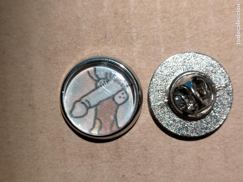 Sammlung von Pins: PIN REDONDO METAL - er&oacute;tico pene