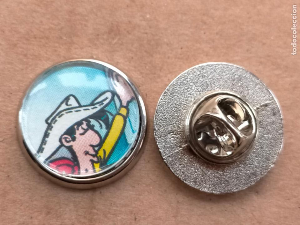 Pins e Spille di collezione: PIN REDONDO METAL - dibujos animados Lucky Luke