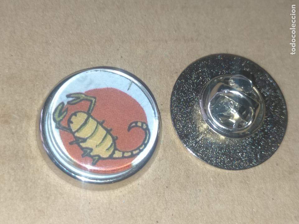Pins de cole&ccedil;&atilde;o: PIN REDONDO METAL - hor&oacute;scopo escorpi&oacute;n