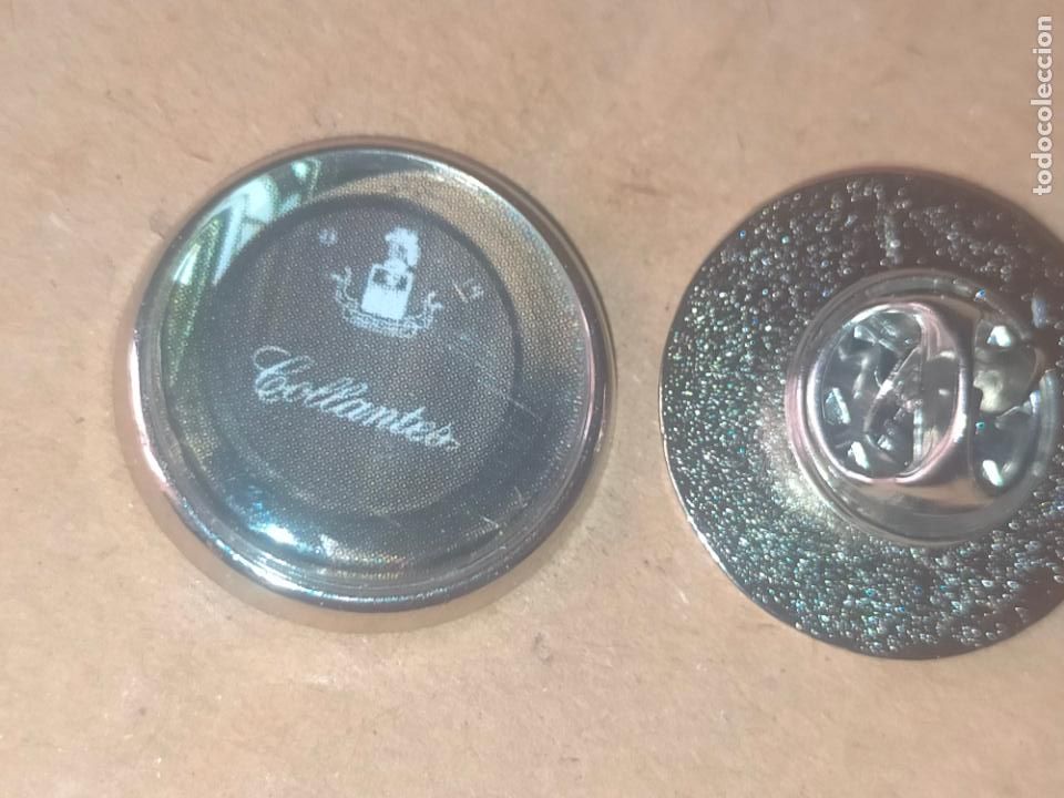 Collection pins: pin redondo metal - vino bodega denominacion de origen chiclana de la frontera cadiz publicidad