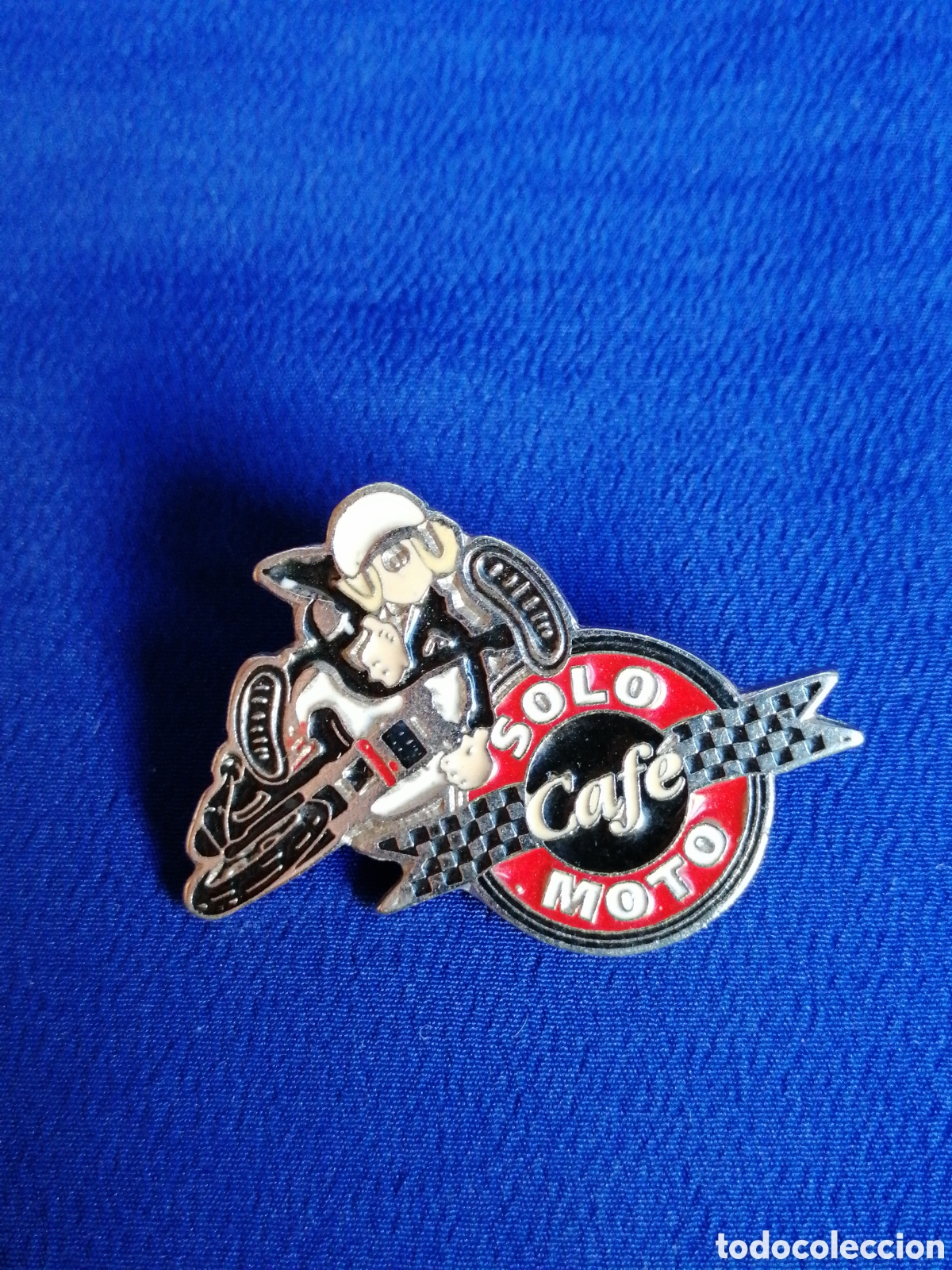 Pins de colecci&oacute;n: CAFE SOLO MOTO - Foto 1