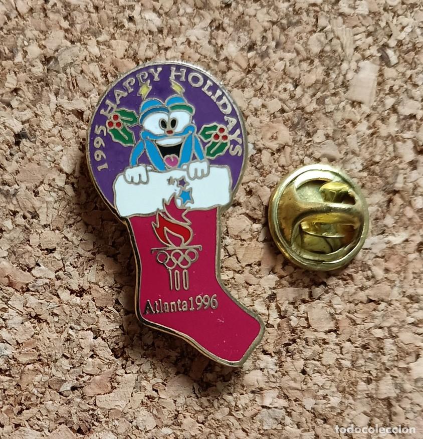 Pins de colecci&oacute;n: Pin - happy holidays 1995 - juegos olimpicos Atlanta 1996