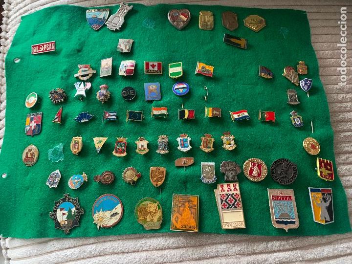 Pins de colecci&oacute;n: LOTE DE 67 PINS DE TEMATICA VARIADA