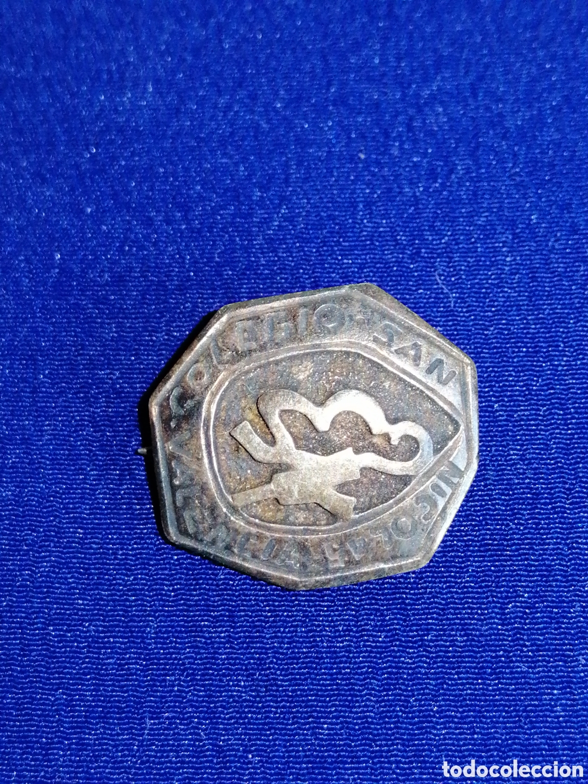 Pins de cole&ccedil;&atilde;o: COLEGIO SAN NICOL&Aacute;S (VALENCIA) INSIGNIA DE ALFILER ANTIGUA