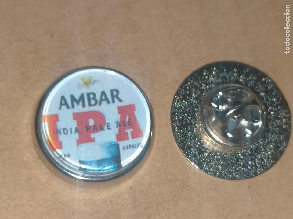 Sammlung von Pins: PIN REDONDO METAL - publicidad - CERVEZA AMBAR IPA
