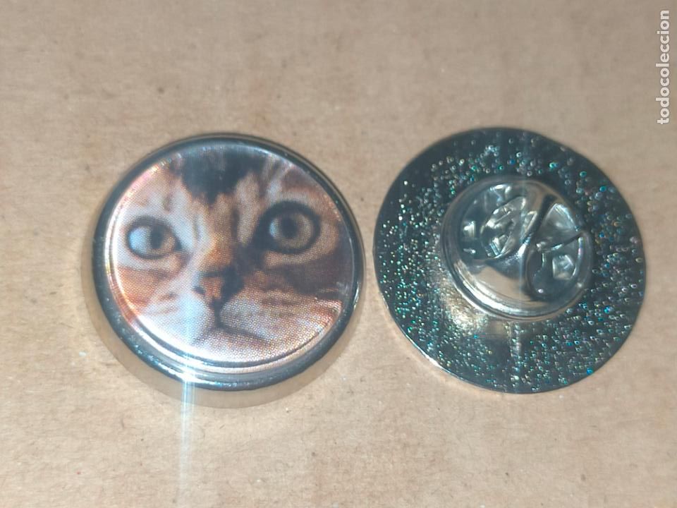 Pins de colecci&oacute;n: PIN REDONDO METAL - publicidad - FELINO GATO