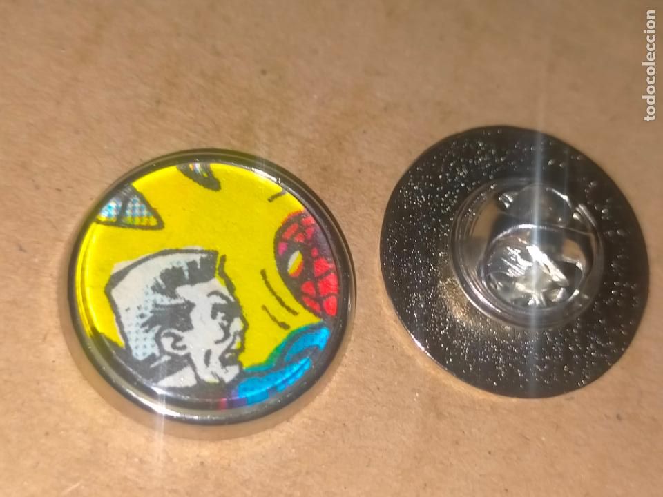 Pins de colecci&oacute;n: pin redondo metal - comic HOMBRE ARA&Ntilde;A SPIDERMAN
