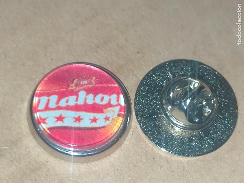 Collection pins: pin redondo metal - CERVEZA MAHOU
