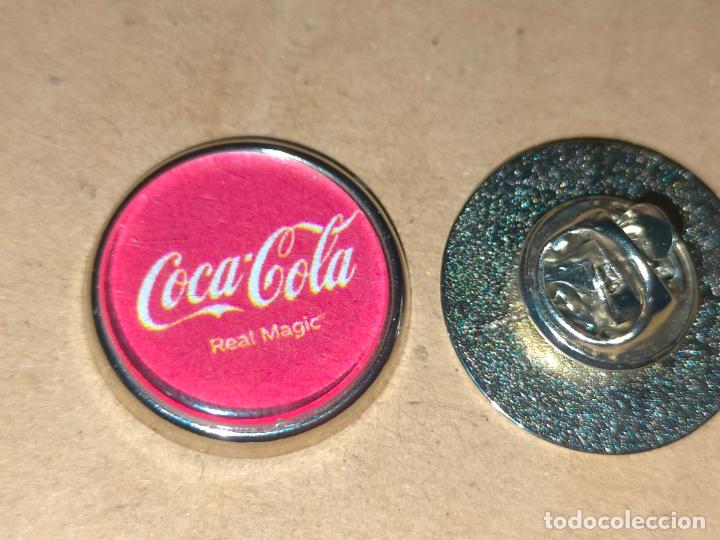 Collection pins: pin redondo metal - COCA COLA