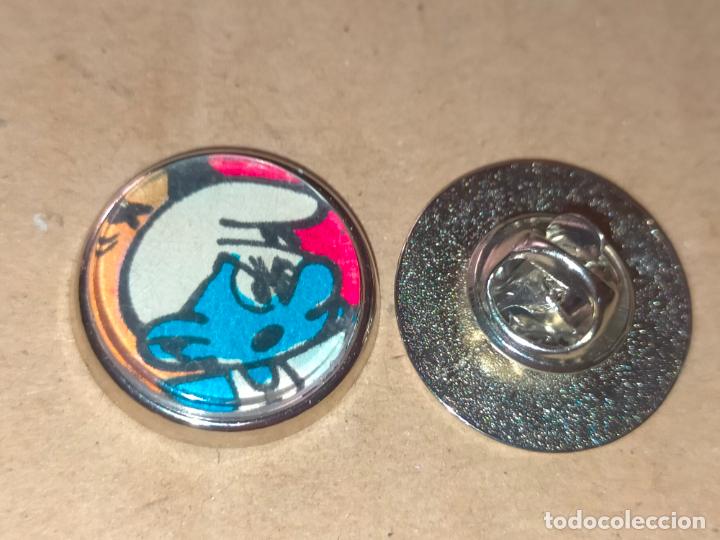Pins de colecci&oacute;n: PIN REDONDO METAL - dibujos animados COMIC - LOS PITUFOS