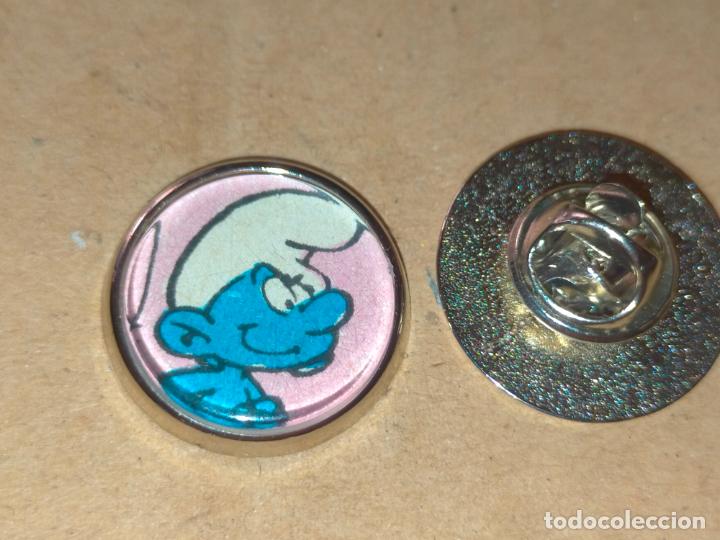 Pins de colecci&oacute;n: PIN REDONDO METAL - dibujos animados COMIC - LOS PITUFOS